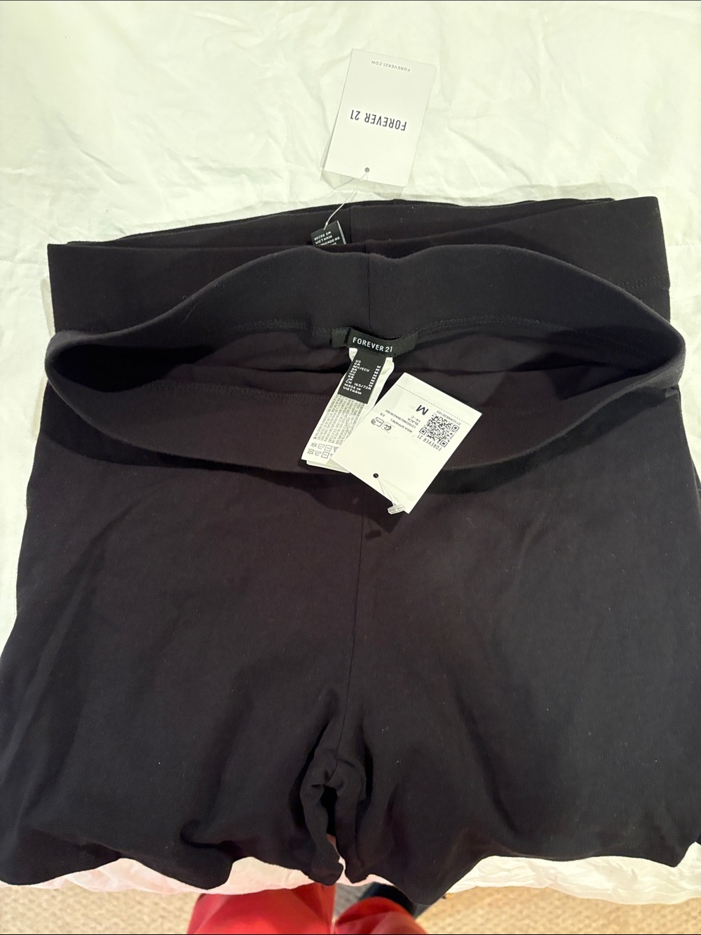 Forever 21 Black bike Shorts - High Waist M 4 Pairs